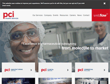 Tablet Screenshot of pciservices.com